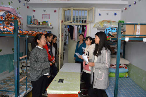 fun88官网体育顺利开展新生“绿色家园”宿舍评比活动