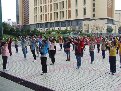 fun88官网体育运动会健美操运动员选拔赛火热进行中