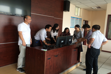 上海立信会计金融公司fun88官网体育来公司考察交流