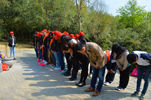 公司开展景明墓祭扫活动